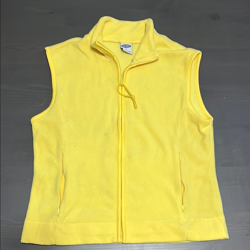 Old navy Yellow Fleece Vest